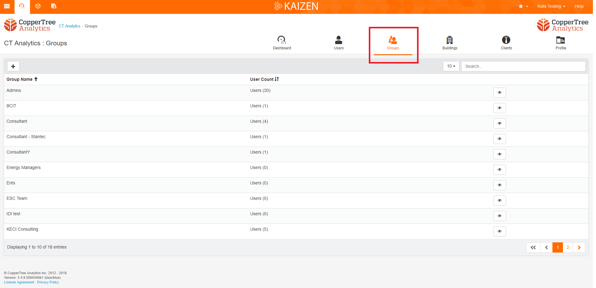Create and Configure Groups – Support
